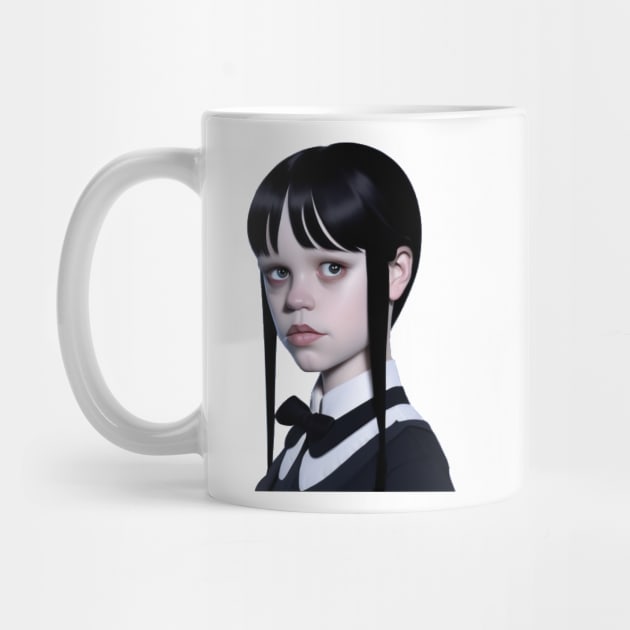 Wednesday Addams Cute by charm3596